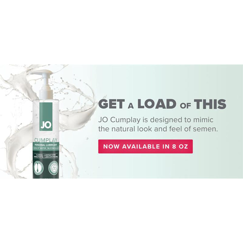 JO Cumplay creamy white hybrid lubricant 240ml pump bottle