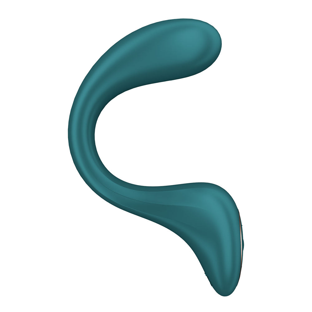 Satisfyer G for Goddess 2 rechargeable rabbit vibrator with flexible shaft and broad outer arm
