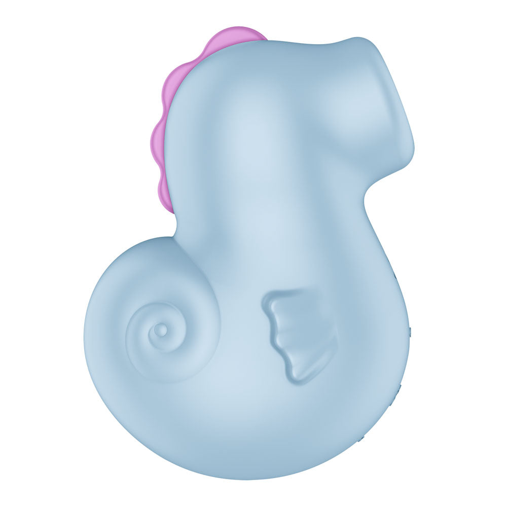 Satisfyer Sea Pony air pulse stimulator in baby blue