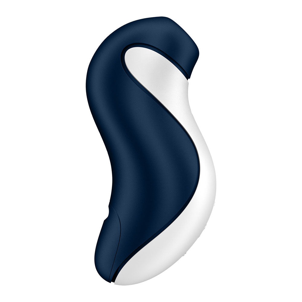 Satisfyer Orca Battery Series navy-blue and white air pulse stimulator, product image 5