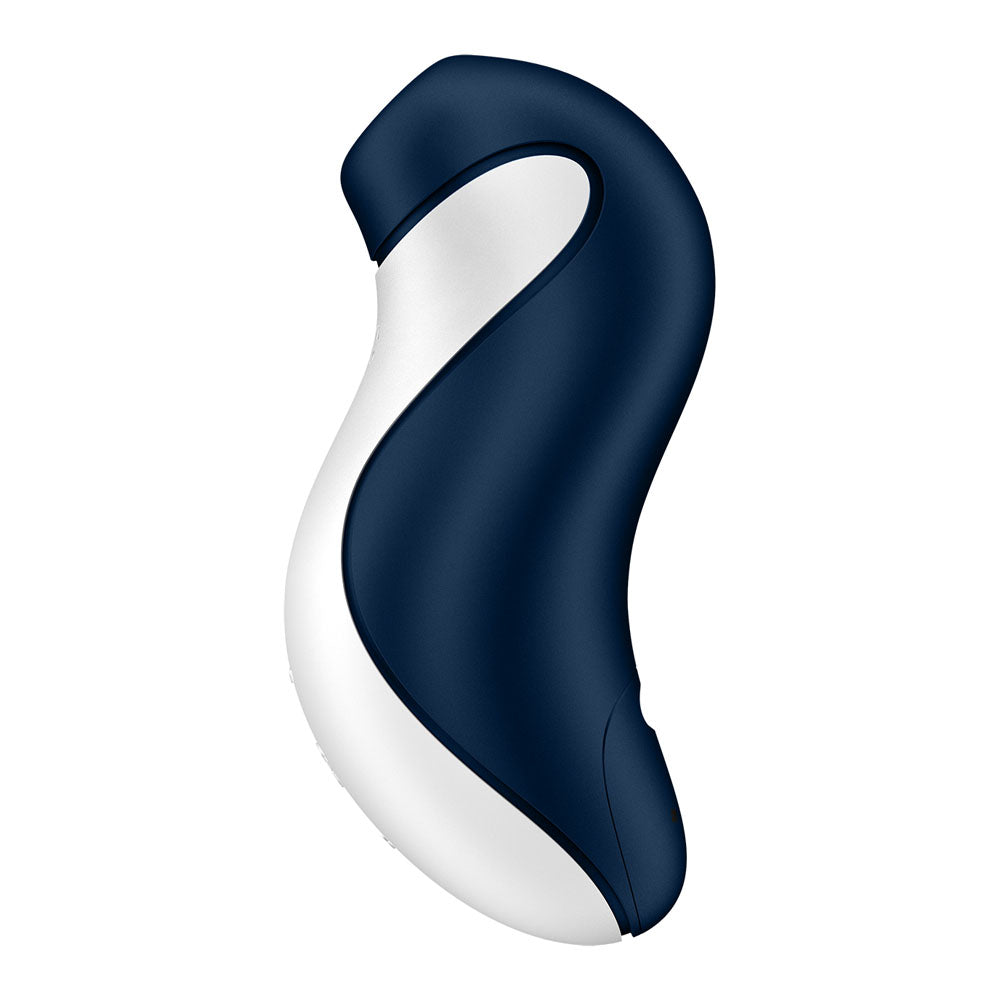 Satisfyer Orca Battery Series navy-blue and white air pulse stimulator, product image 6
