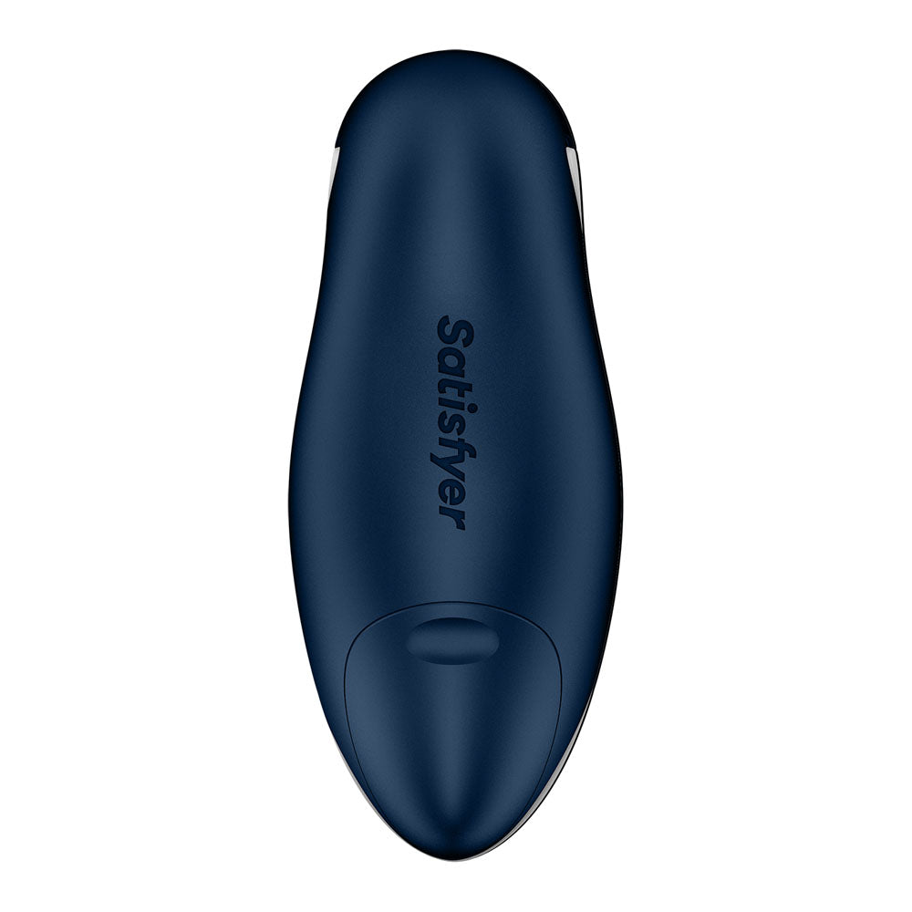 Satisfyer Orca Battery Series navy-blue and white air pulse stimulator, product image 8