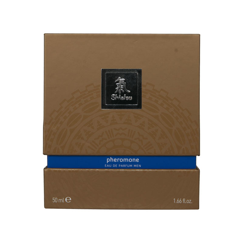 Shiatsu Dark Blue eau de parfum for men, 50ml spray fragrance