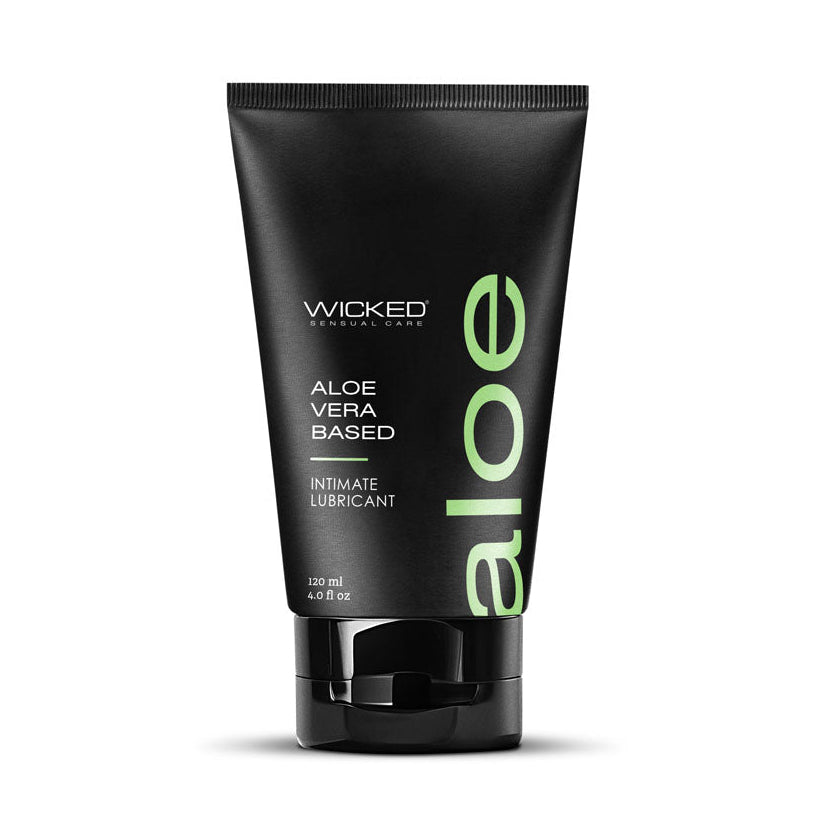 Wicked Aloe water-based personal lubricant 120ml tube