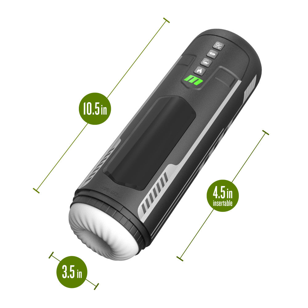 M For Men Master Blaster Vibrating & Sucking Auto Stroker With Warming | The Love Boulevard