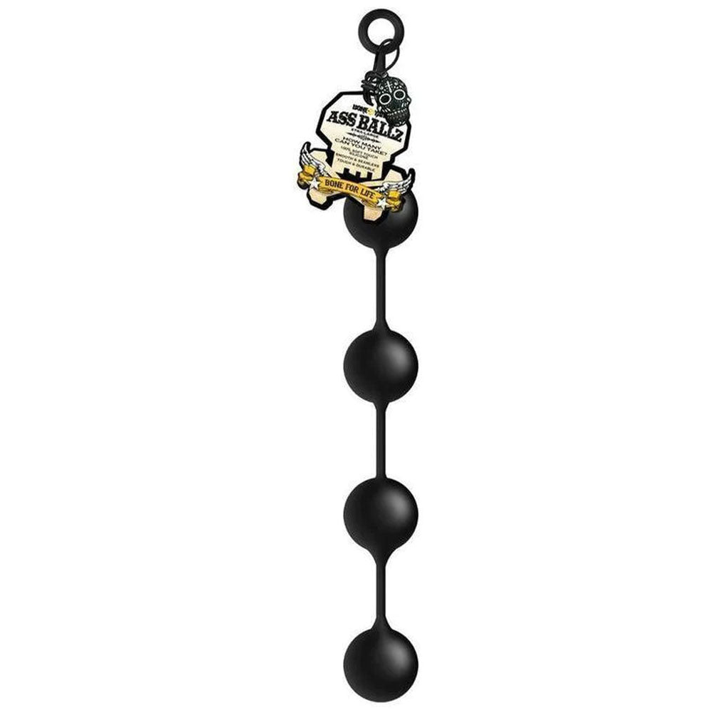 Boneyard Ass Ballz XL black silicone anal beads