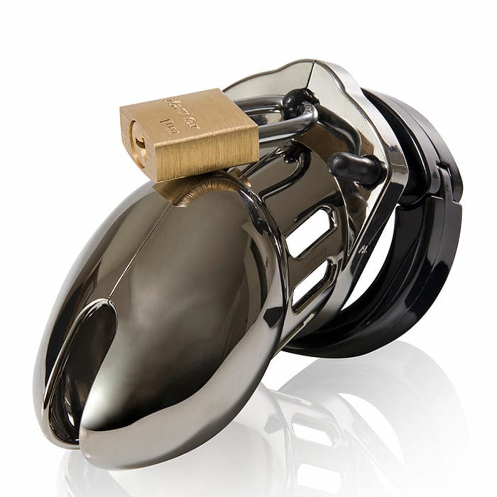 CB‑6000S Chrome Chastity Cock Cage Kit | The Love Boulevard