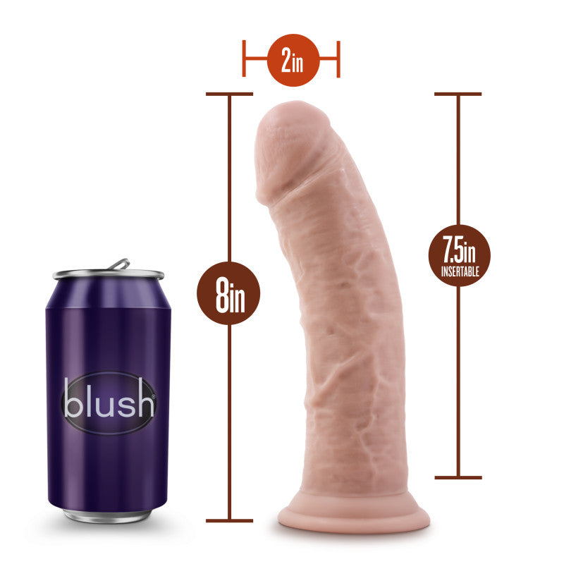 Dr. Skin Plus 20.3cm Thick Posable Dildo | The Love Boulevard