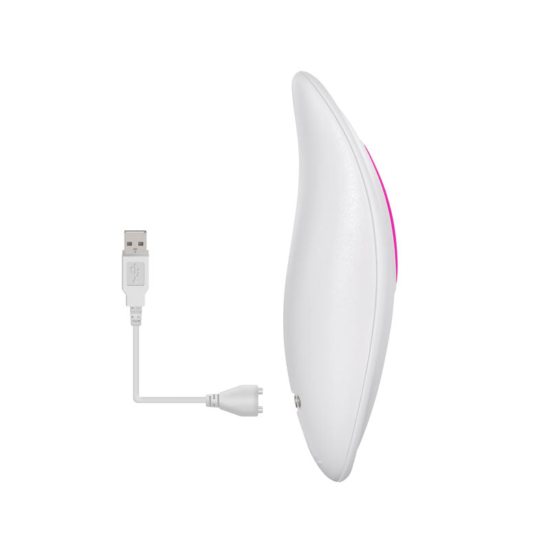 Adam and Eve Dual Entry Vibrator with rechargeable wireless remote in pink