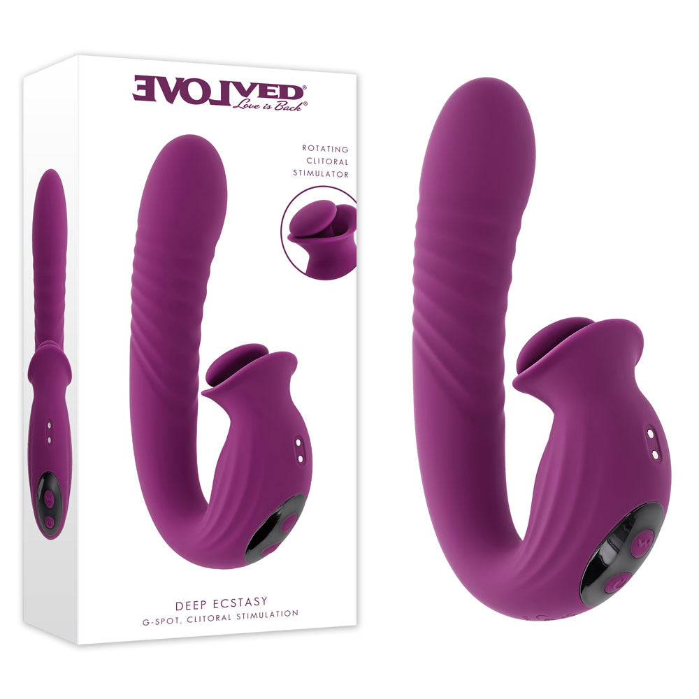 Evolved Deep Ecstasy Thrusting Vibrator | The Love Boulevard