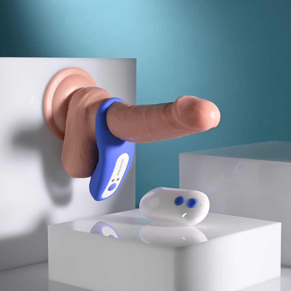 Evolved Take Your Pick blue rechargeable bullet set with three silicone sleeves and remote