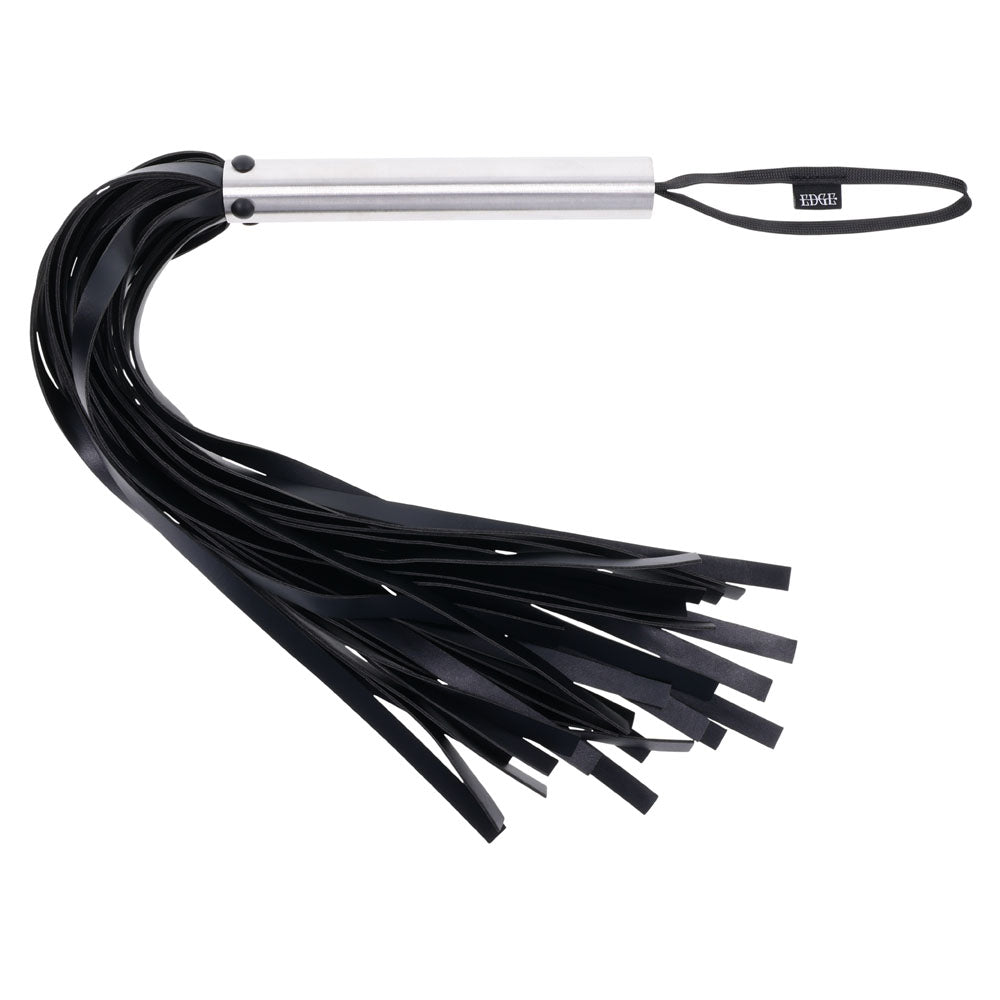 Edge Black Flogger Whip | The Love Boulevard