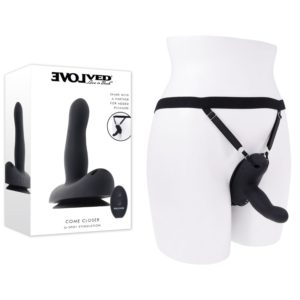 Evolved Come Closer Vibrating Strap‑On | The Love Boulevard