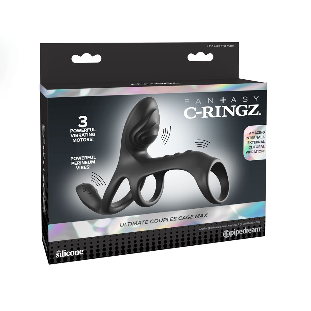 Fantasy C-Ringz Ultimate Couples Cage Max Vibrating Cock Ring | The Love Boulevard