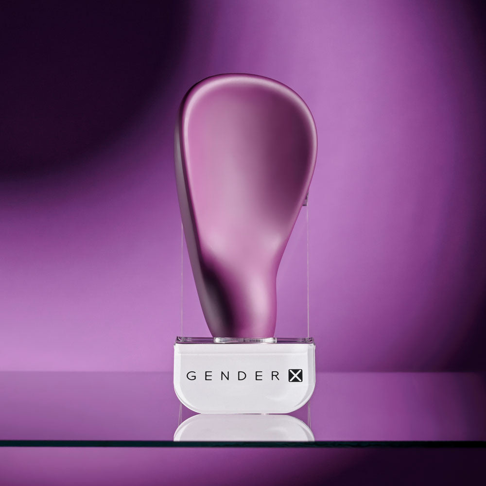 BJ Buddy rechargeable cupped vibrator in purple