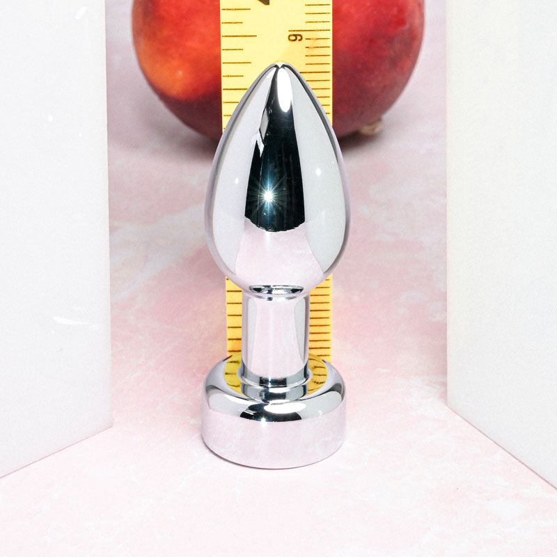 Gender X Rockin' Metal Plug 9.3cm Vibrating Butt Plug | The Love Boulevard