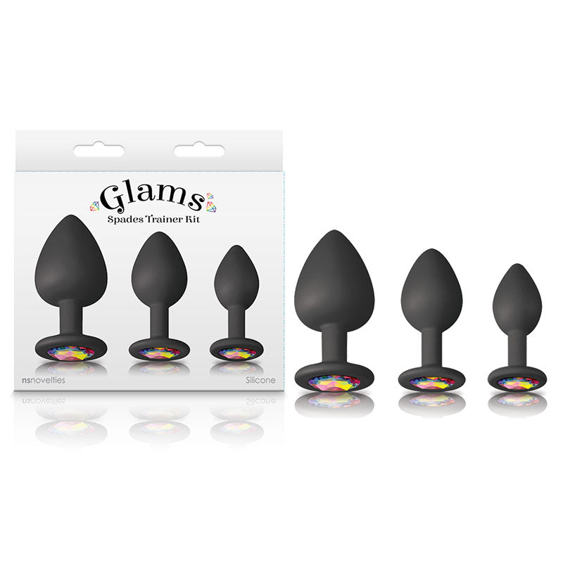 Glams Spades Butt Plug Trainer Kit | The Love Boulevard