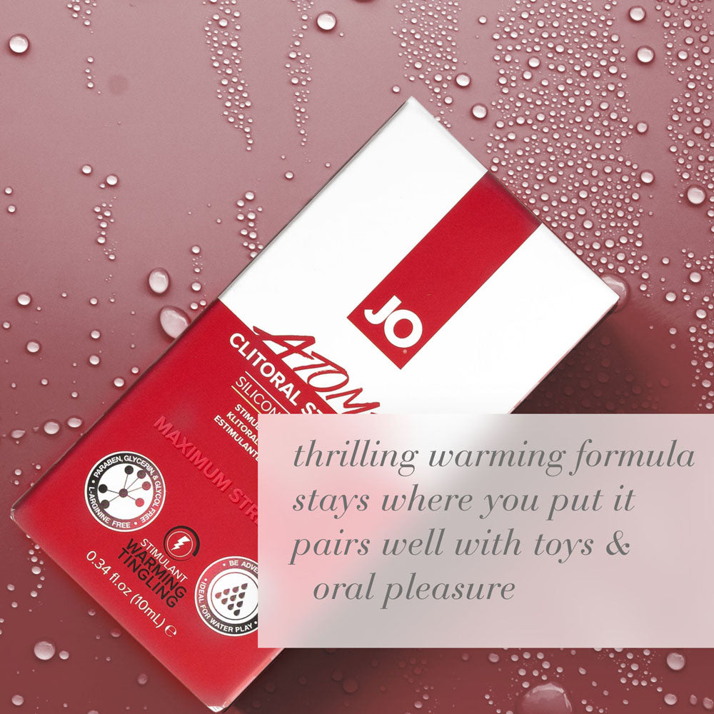 JO Atomic Clitoral Gel 10ml | The Love Boulevard