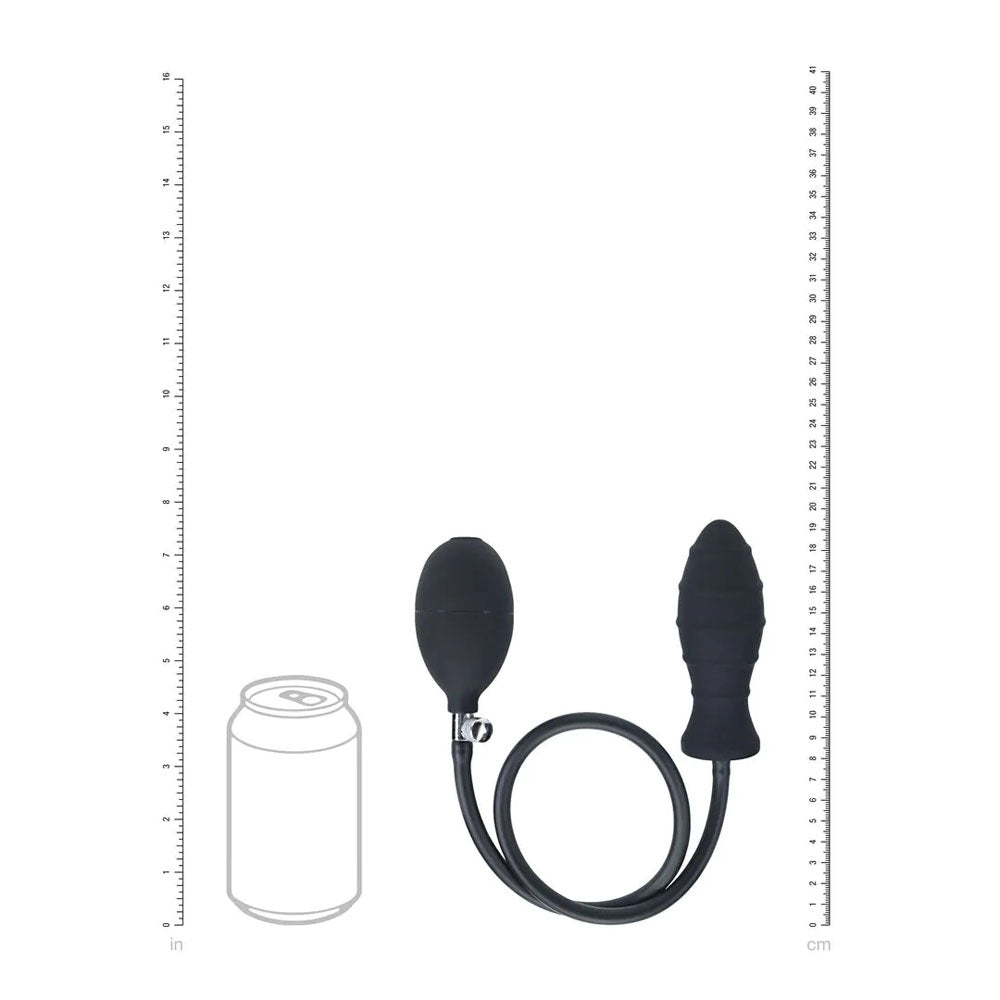 LEVELZ Ribbed Inflatable Anal Plug | The Love Boulevard