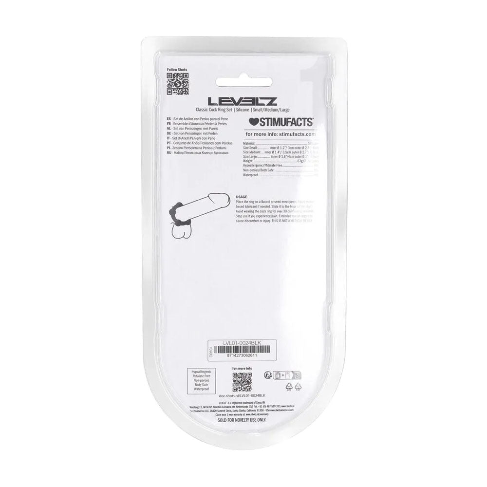 Levelz Beaded Cock Ring Set | The Love Boulevard