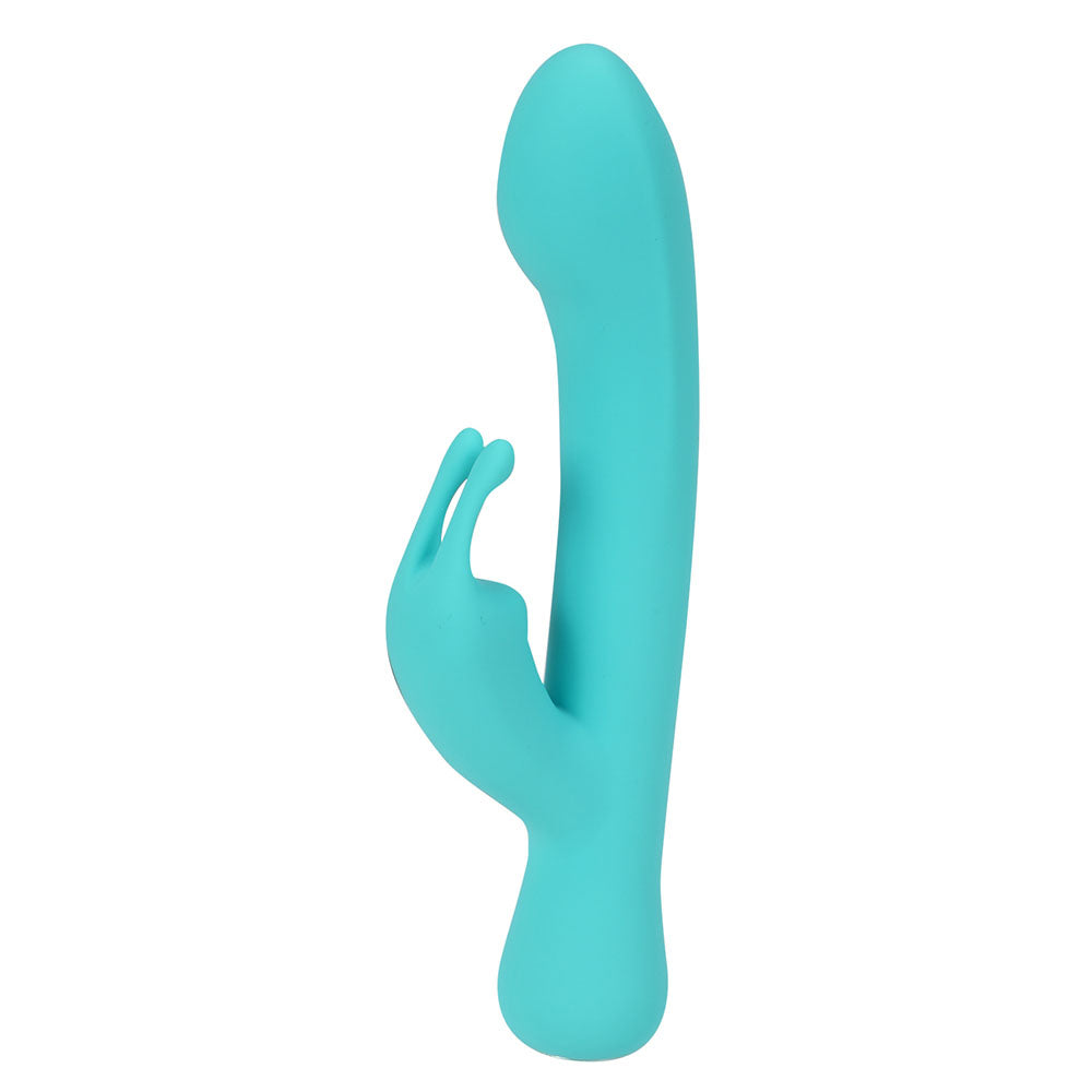 Maia Zara teal silicone dual-motor rechargeable rabbit vibrator