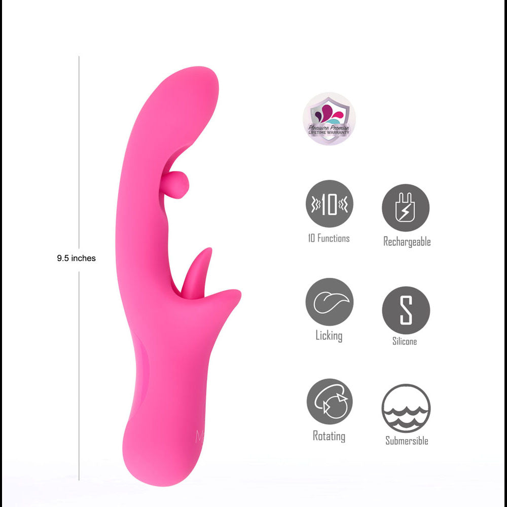 Maia Alora Rotating & Licking Rabbit Vibrator