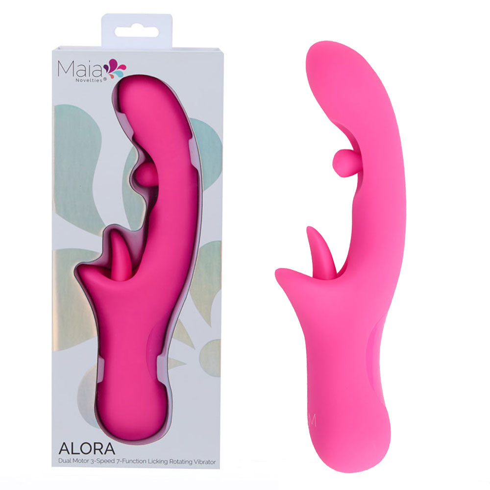 Maia Alora Rotating & Licking Rabbit Vibrator