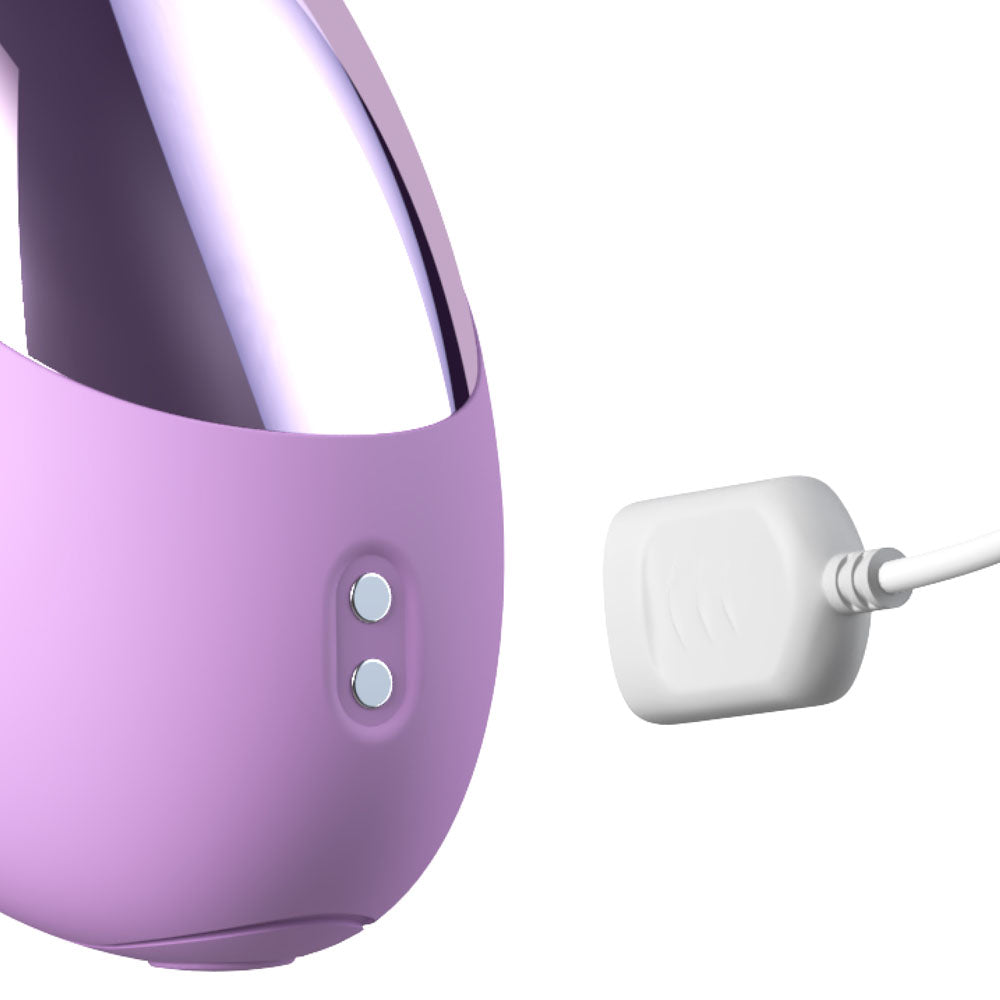 IntiMotion Flutter Pro magnetic charging connection close-up