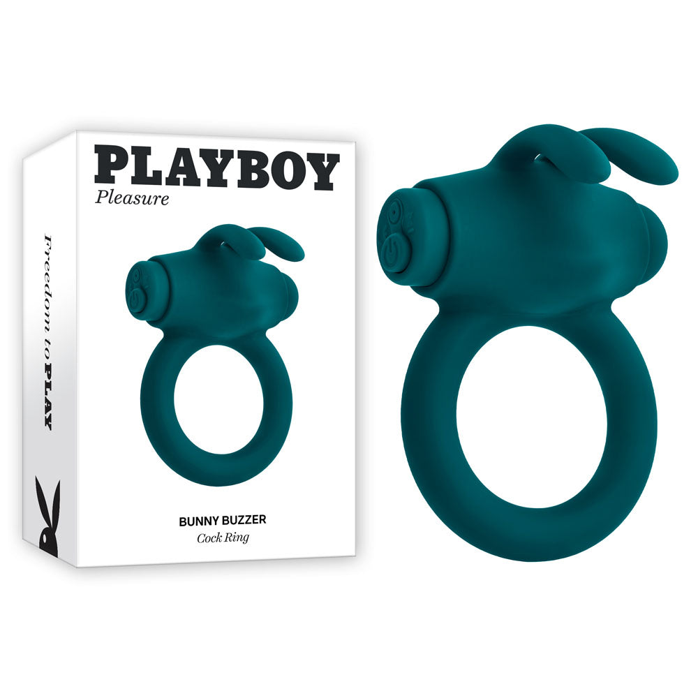 Playboy Bunny Buzzer Rechargeable Vibrating Cock Ring – The Love Boulevard