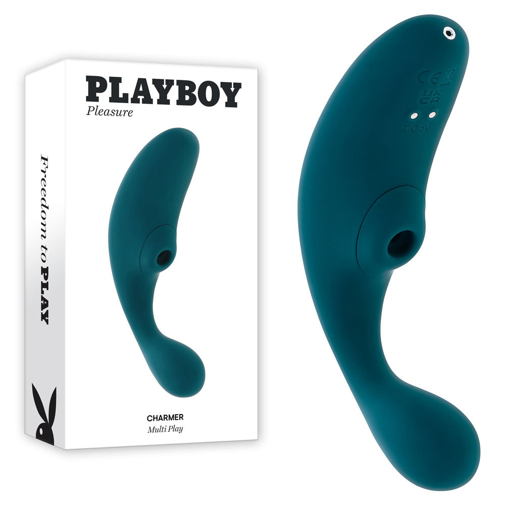 Playboy Pleasure Charmer Suction Vibrator | The Love Boulevard