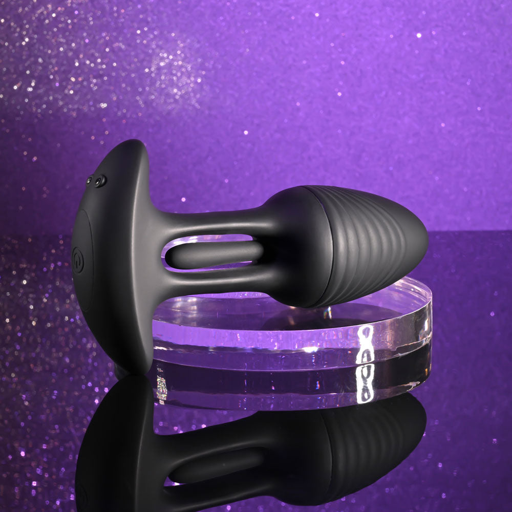 Playboy Rim Shot Vibrating Butt Plug | The Love Boulevard