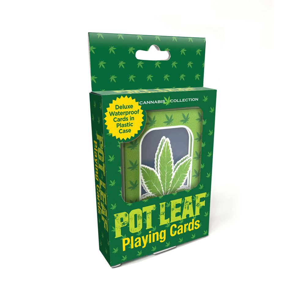 Pot Leaf Waterproof Playing Cards | The Love Boulevard