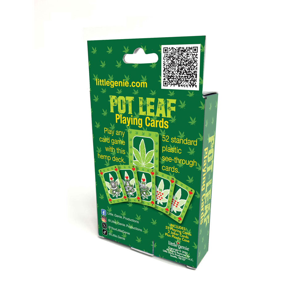 Pot Leaf Waterproof Playing Cards | The Love Boulevard