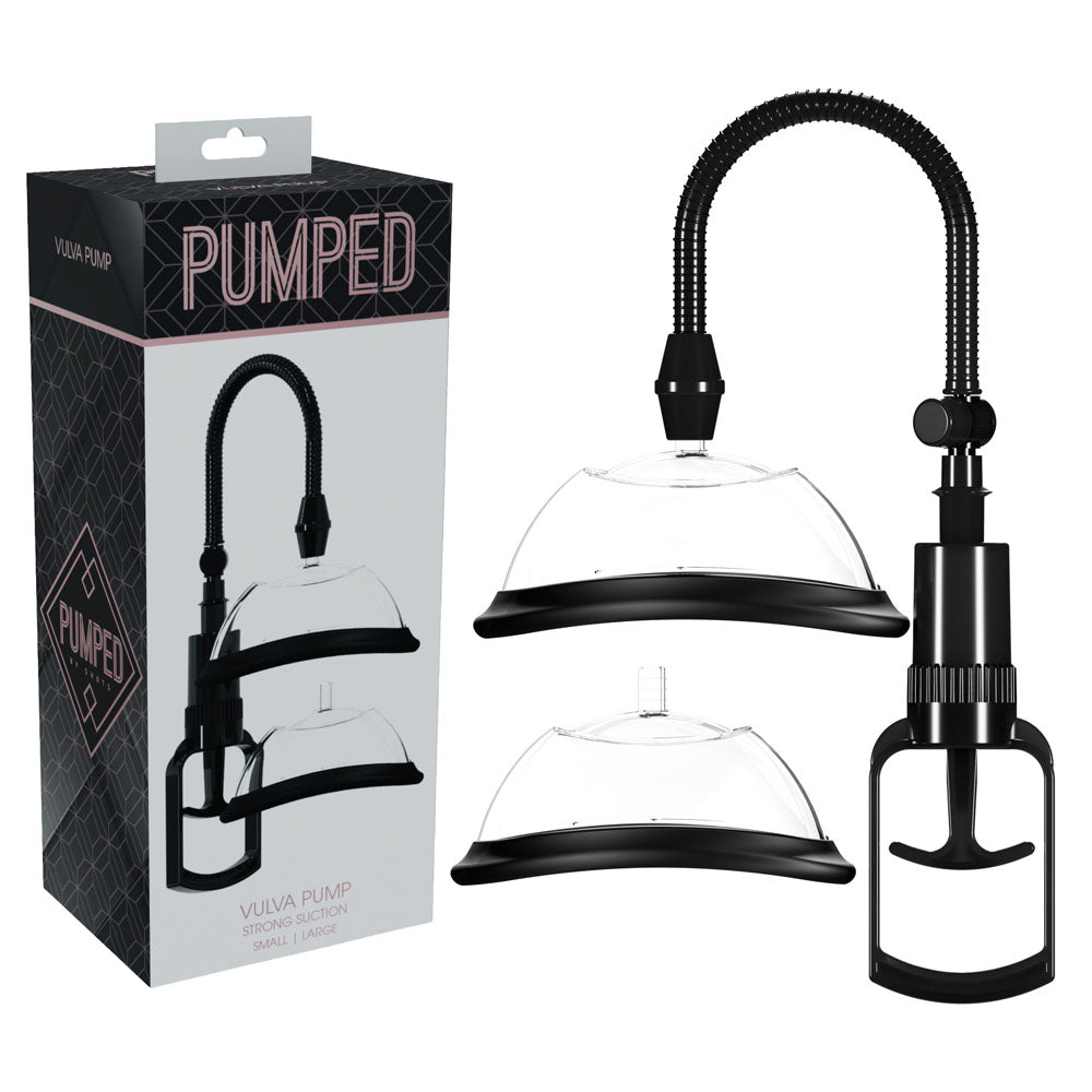 Pumped Manual Vulva Pump with 2 Suction Cups | The Love Boulevard