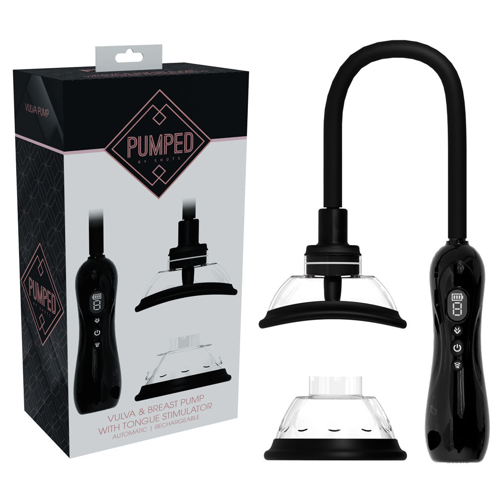 Pumped Vulva & Breast Pump with Tongue Stimulator | The Love Boulevard