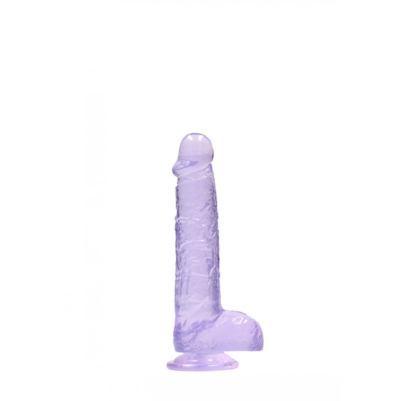 RealRock 15cm Realistic Dildo With Balls Purple | The Love Boulevard