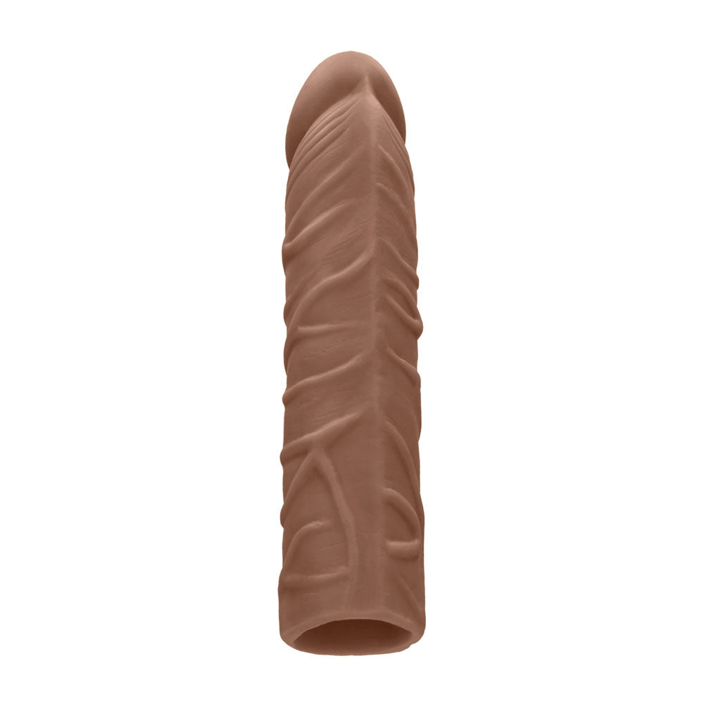 RealRock 16.8cm realistic penis extension sleeve in medium tone — product detail