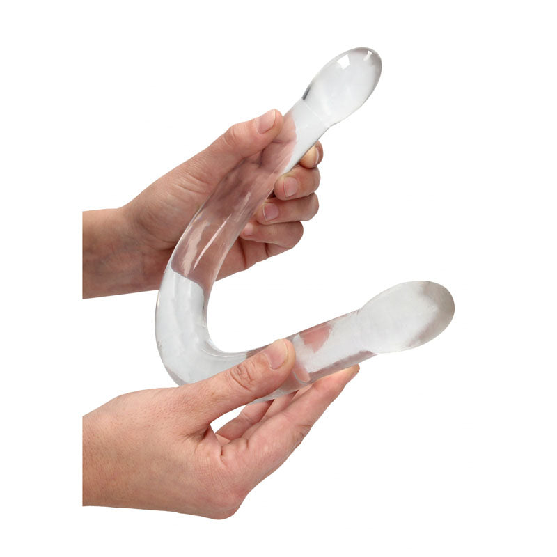 RealRock Crystal Clear 42cm double-ended dildo – Clear, product detail