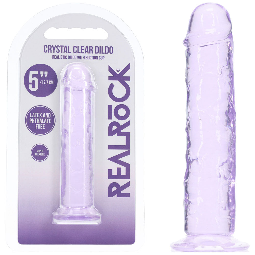 REALROCK Realistic 12.7cm (5 inches) Dildo – Purple