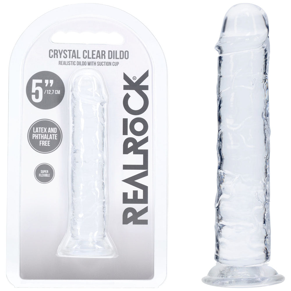 REALROCK Realistic 12.7cm (5 inches) Dildo – Clear
