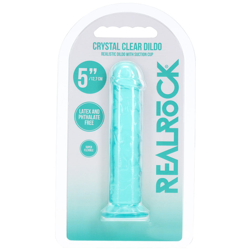 REALROCK Realistic 12.7cm (5 inches) Dildo – Turquoise