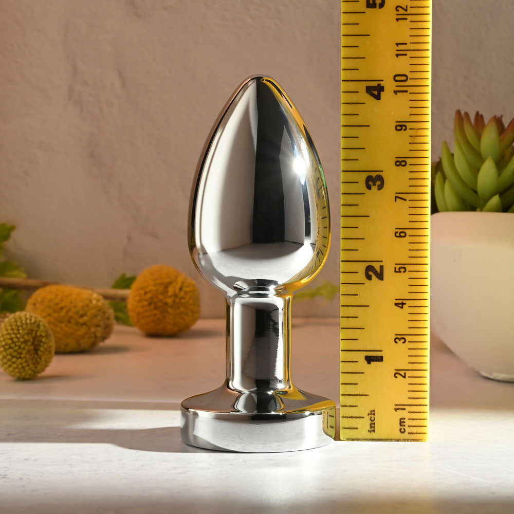 Rockin Metal Plug XL 10.5cm Vibrating Butt Plug | The Love Boulevard