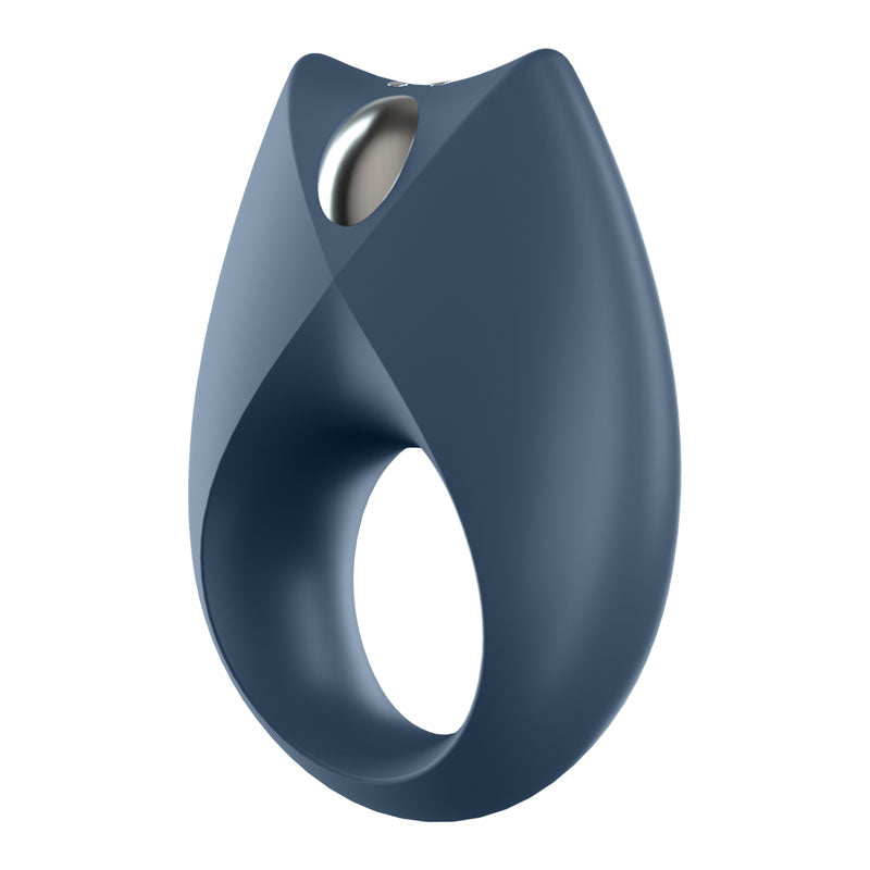 Satisfyer Royal One navy app-controlled vibrating silicone cock ring