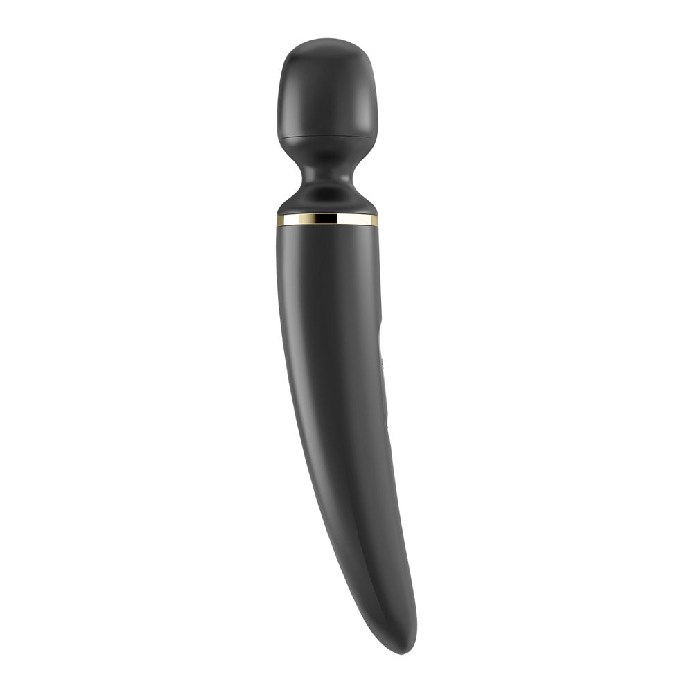 Satisfyer Wand-er Woman black and gold rechargeable silicone wand massager