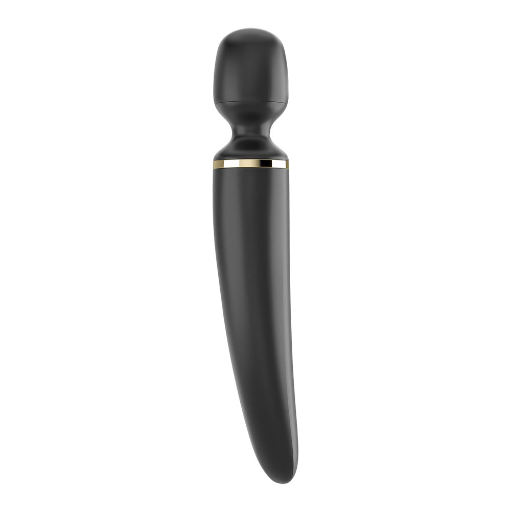 Satisfyer Wand-er Woman black and gold rechargeable silicone wand massager