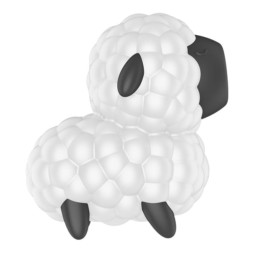 Satisfyer Dreamy Sheep Air Pulse Vibrator | The Love Boulevard