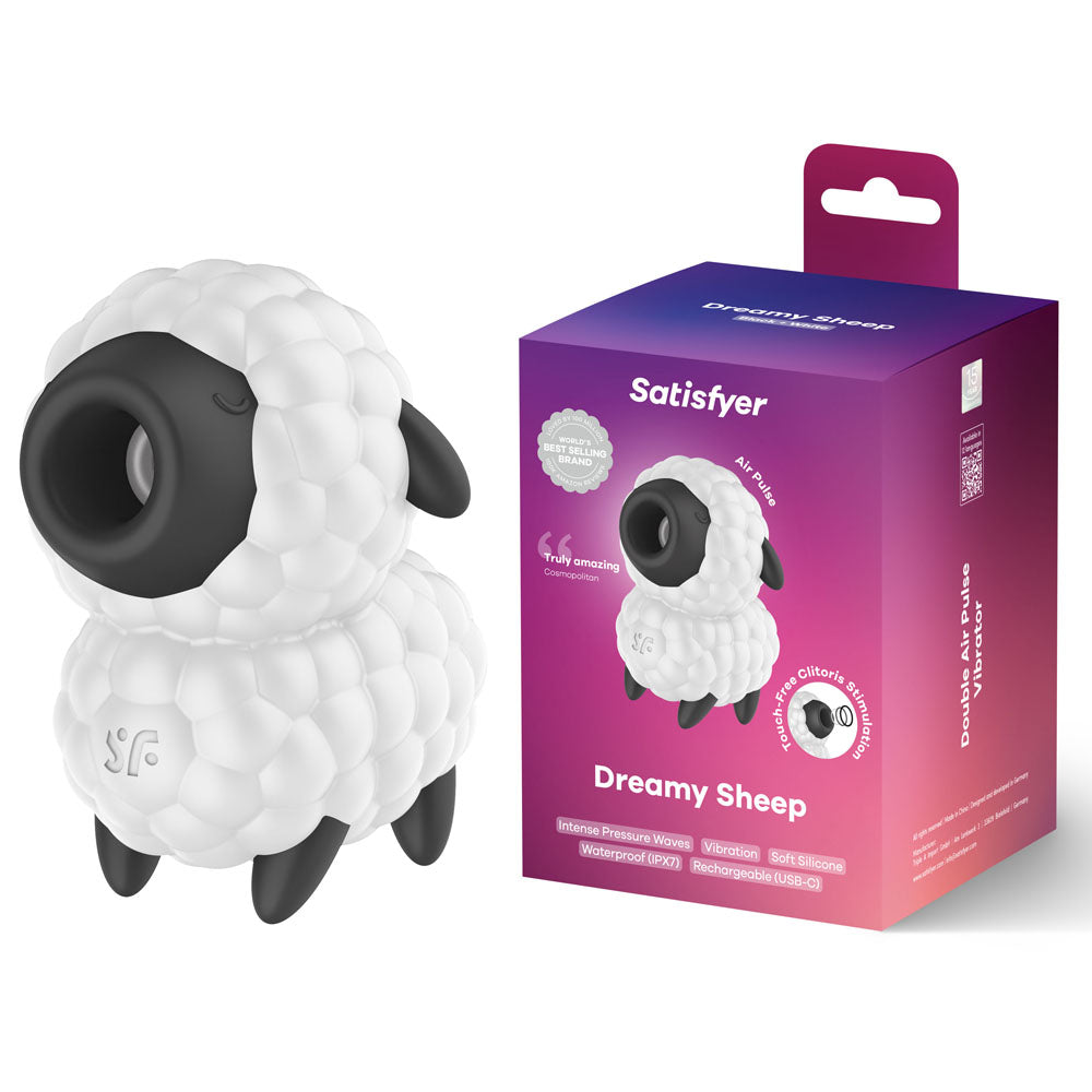 Satisfyer Dreamy Sheep Air Pulse Vibrator | The Love Boulevard