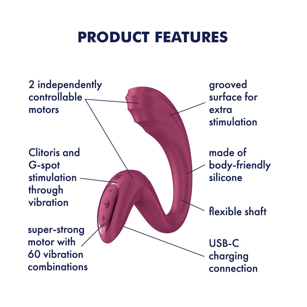 Satisfyer G for Goddess 3, G-Spot & Clitoral Vibrator | The Love Boulevard