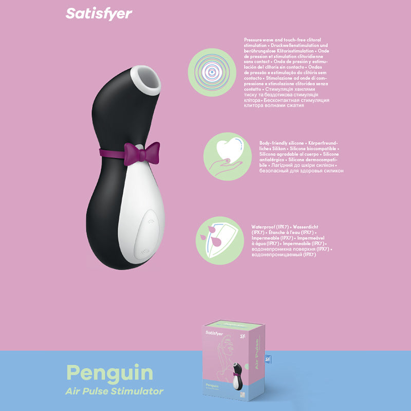 Satisfyer Penguin Air Pulse Clitoral Stimulator | The Love Boulevard