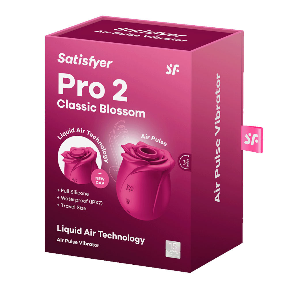 Satisfyer Pro 2 Classic Blossom Rose Vibrator | The Love Boulevard